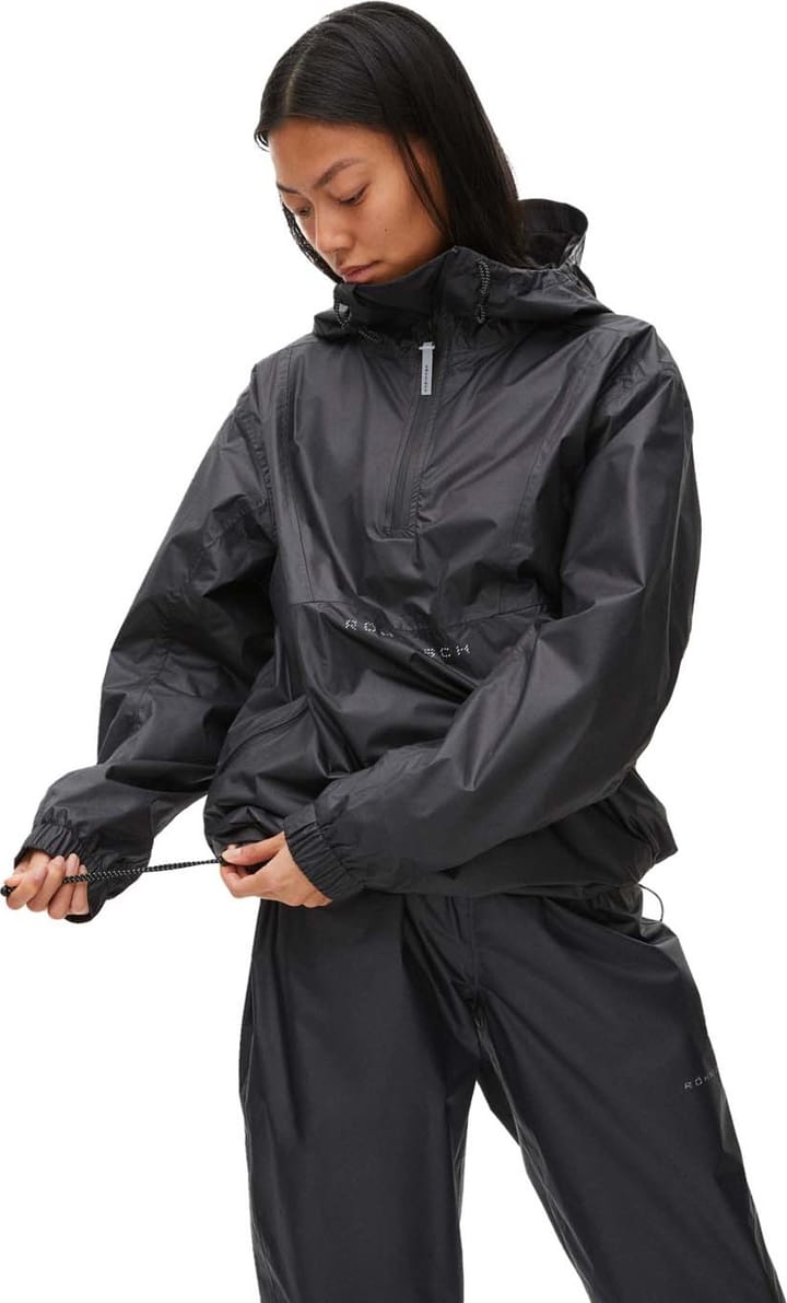 Women's Cliff Rain Jacket Black Röhnisch