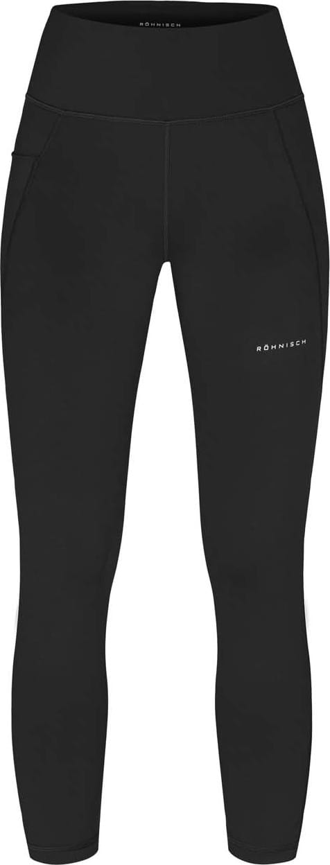 Women's Flattering High Waist 7/8 Tights Black Röhnisch