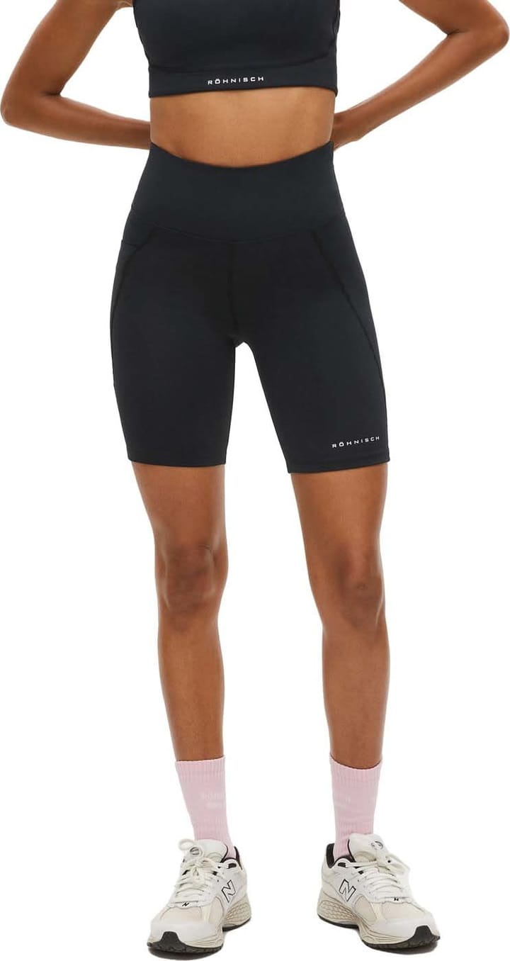 Röhnisch Women's Flattering High Waist Bike Tights Black Röhnisch
