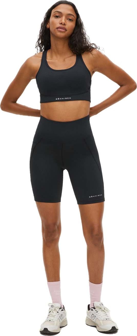 Röhnisch Women's Flattering High Waist Bike Tights Black Röhnisch