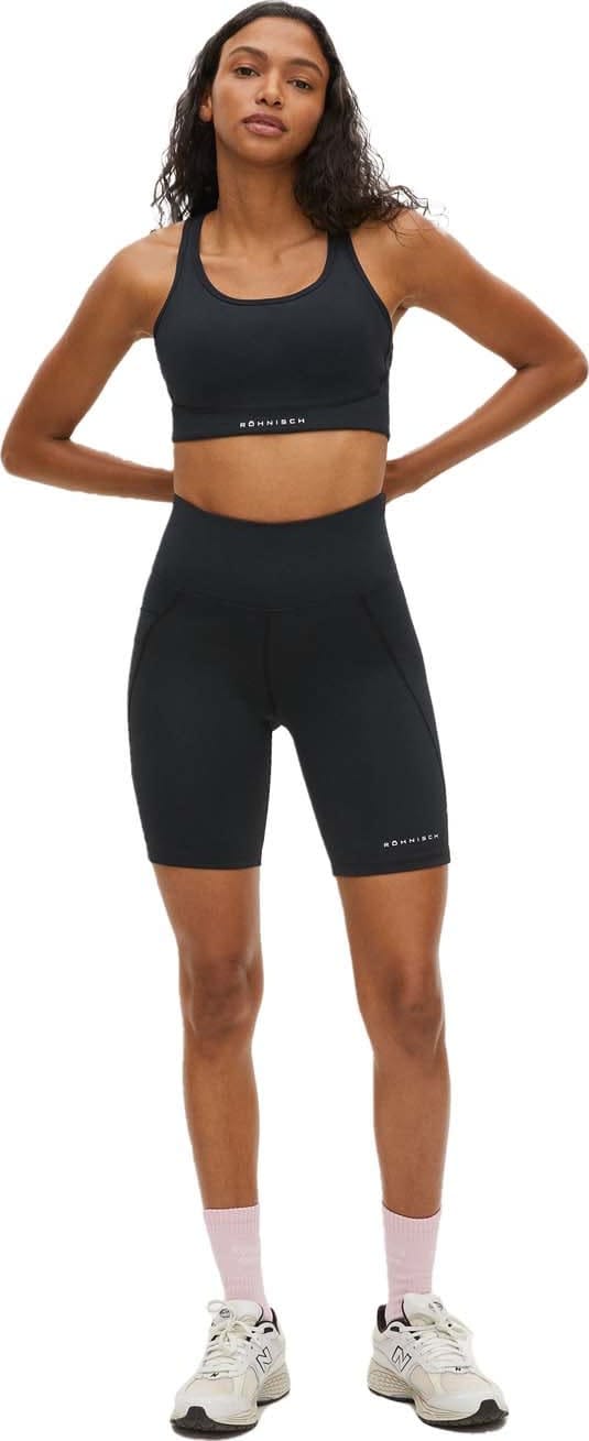 Röhnisch Women's Flattering High Waist Bike Tights Black Röhnisch
