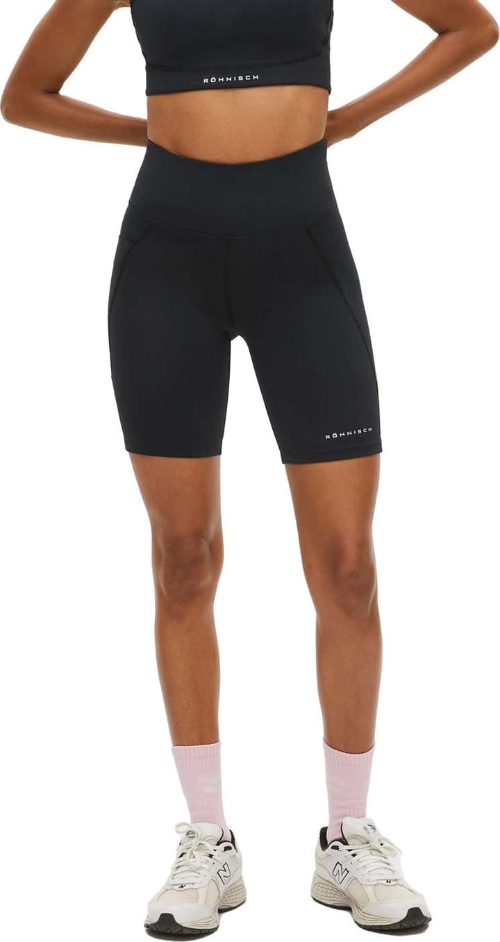 Röhnisch Women's Flattering High Waist Bike Tights Black Röhnisch