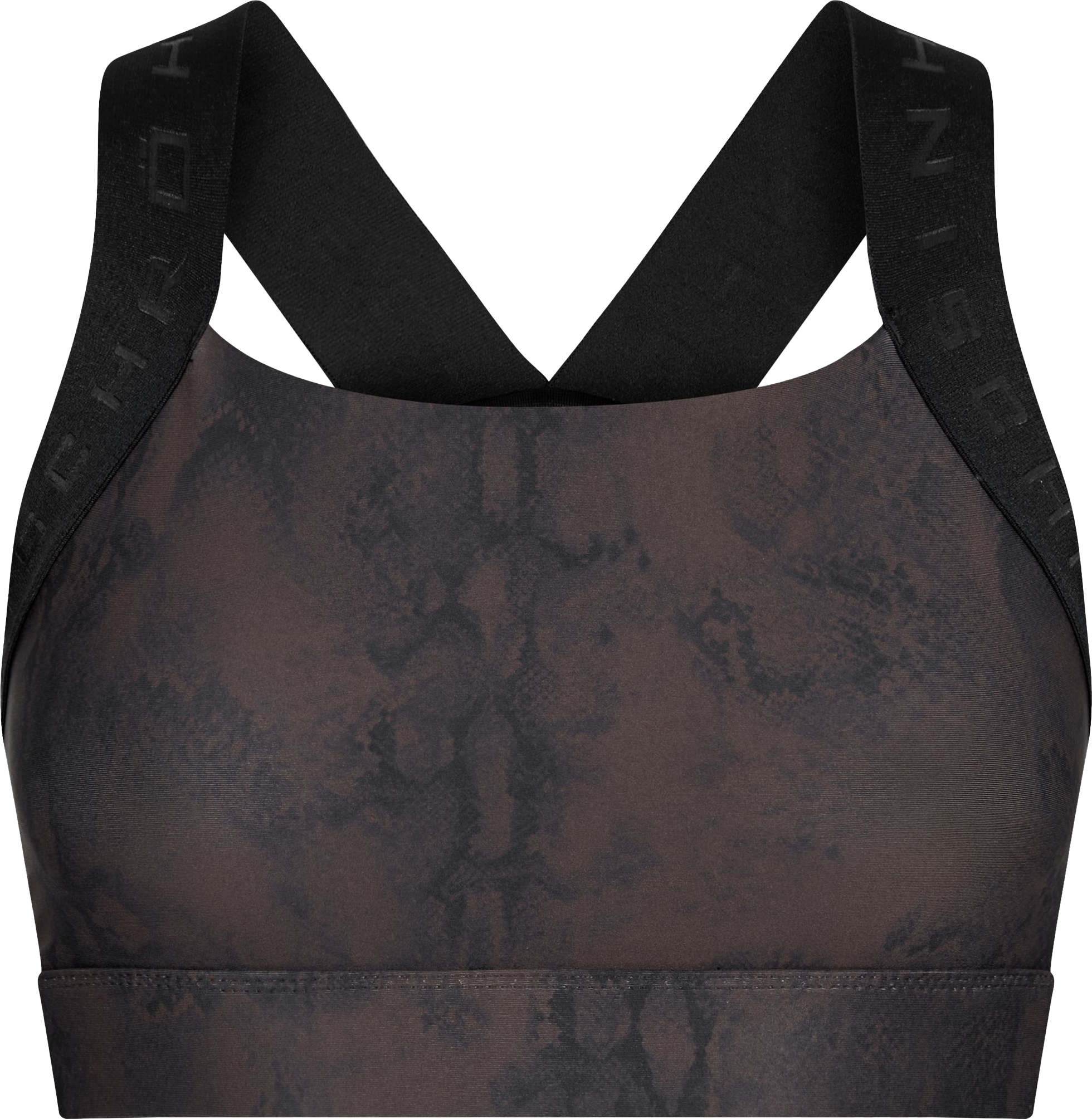 Röhnisch Women's Kay Printed Sports Bra Brown Snake