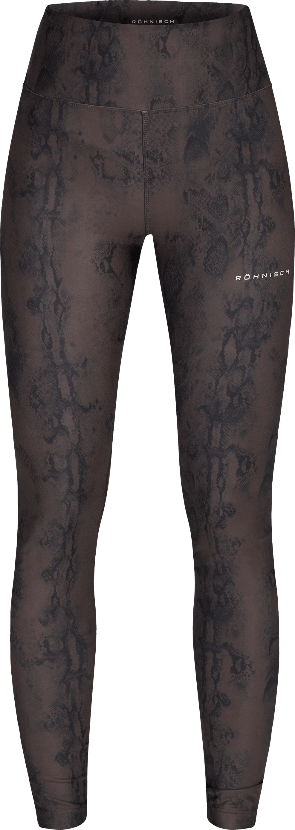 Röhnisch Women's Printed High Waist Tights Brown Snake