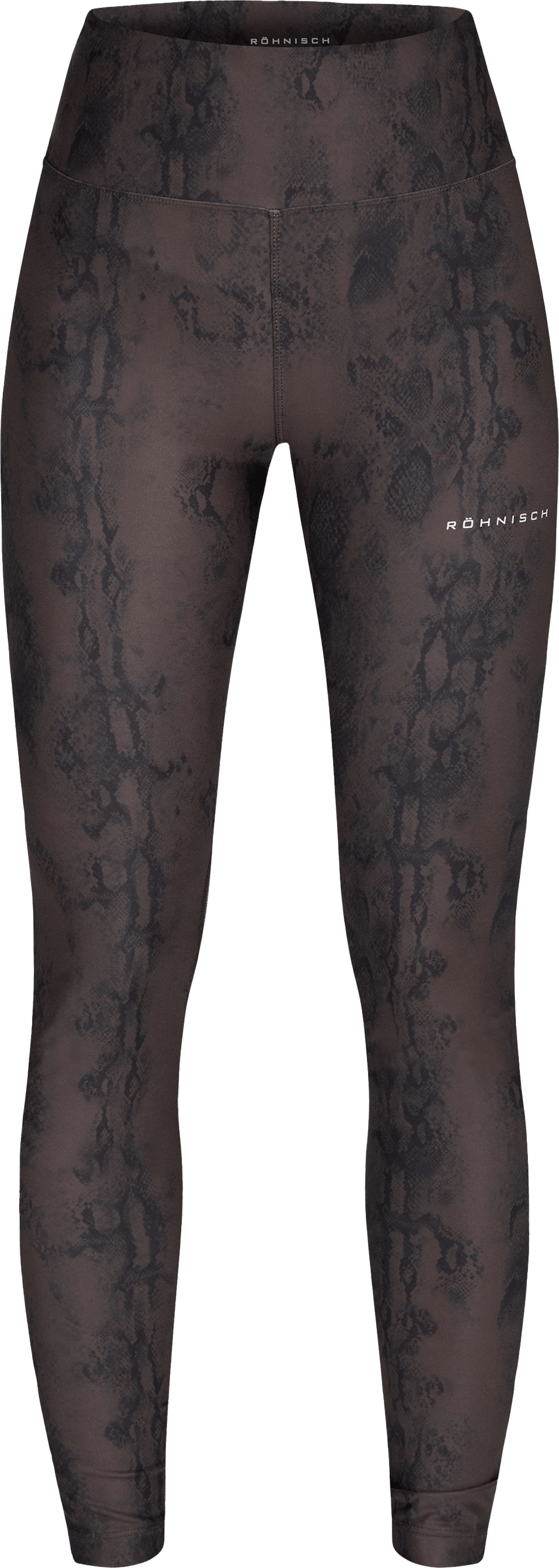 Röhnisch Women's Printed High Waist Tights Brown Snake
