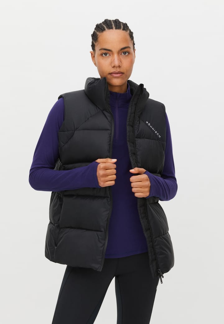 Women's Saint Puffer Vest Black Röhnisch