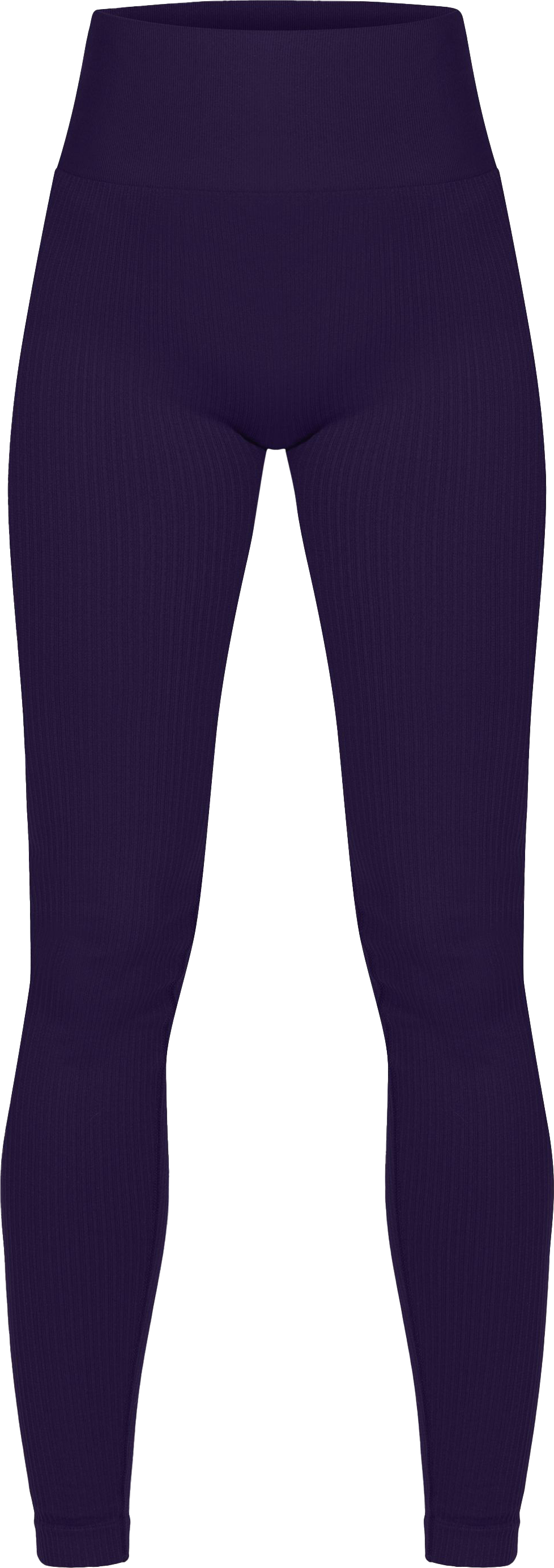 Women’s Seamless Soft Rib Tights Blackcurrant