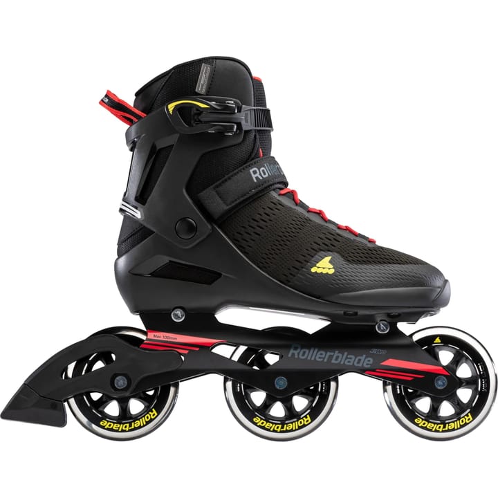 Rollerblade Men's Sirio 100 3WD Black/Red Rollerblade