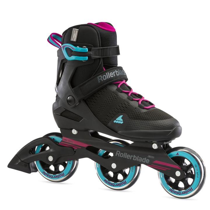 Rollerblade Women's Sirio 100 3WD Black/Aqua Rollerblade