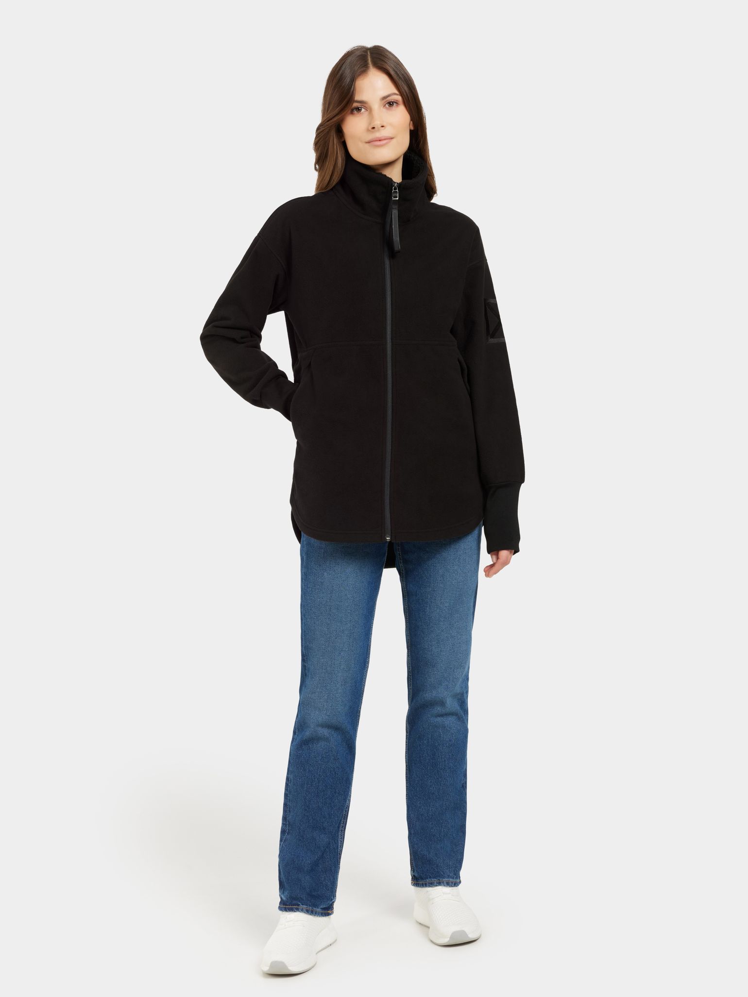 Didriksons Women's Ronja Full Zip Black
