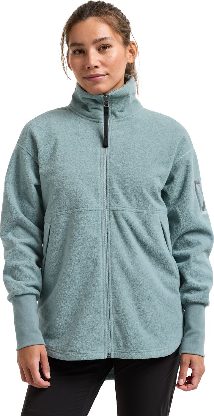 Didriksons Women's Ronja Full Zip Factory Blue Didriksons