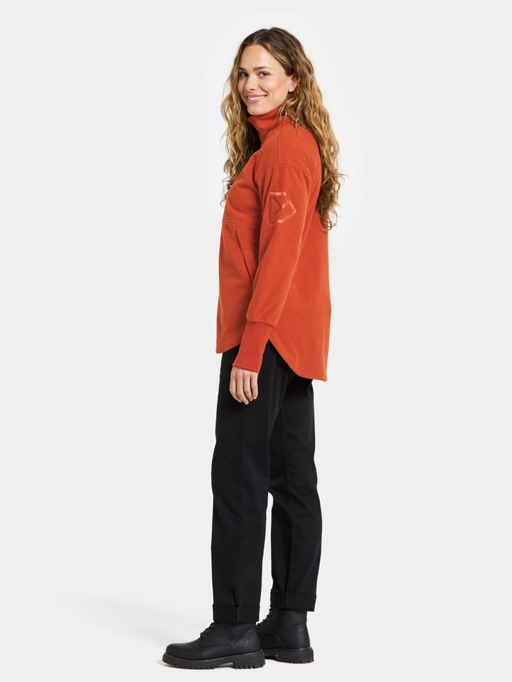Didriksons Women's Ronja Full Zip Rust Didriksons