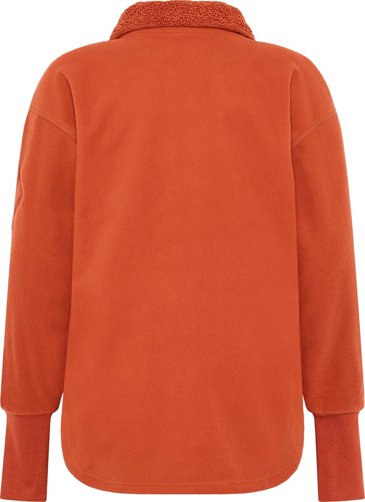 Didriksons Women's Ronja Full Zip Rust Didriksons