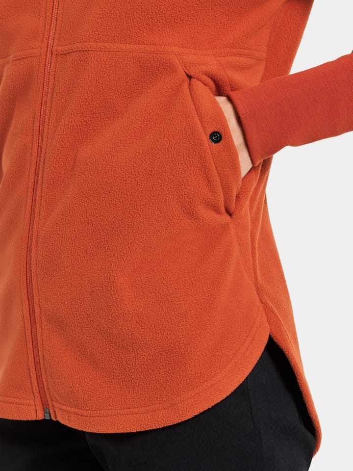 Didriksons Women's Ronja Full Zip Rust Didriksons