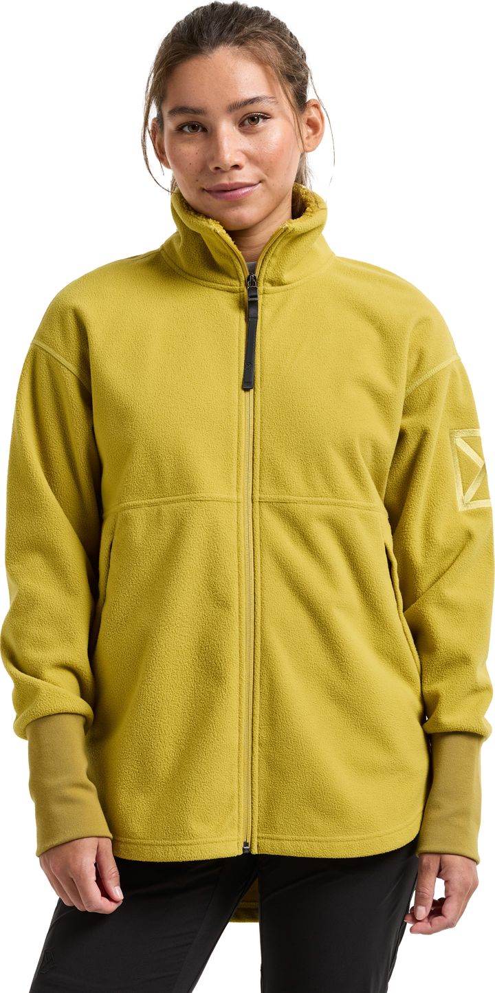 Didriksons Women's Ronja Full Zip Yellow Pollen Didriksons
