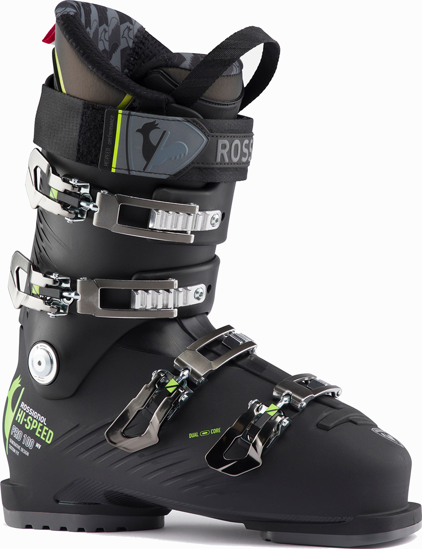 Rossignol Men’s On Piste Ski Boots Hi-Speed Pro 100 MV Black