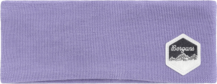 Bergans Junior´s Storetind Fleece Lined Wool Headband Acai Smoothie Bergans