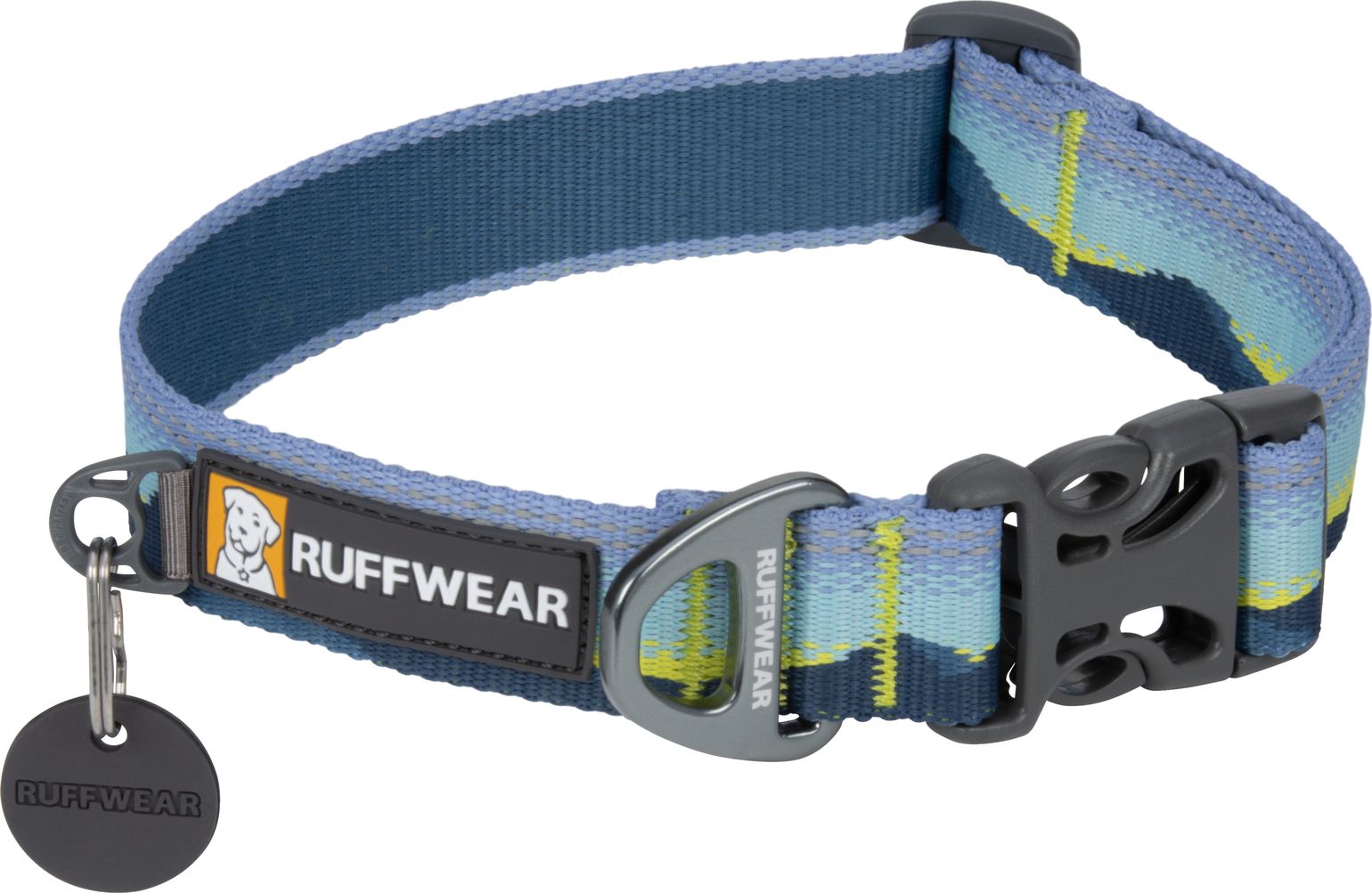 Crag Reflective Dog Collar Alpine Dawn