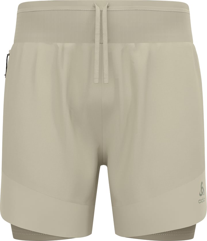 Odlo Men's Odlo X-Alp Trail 6 Inch 2-In-1 Short Agate Gray - Vetiver Odlo