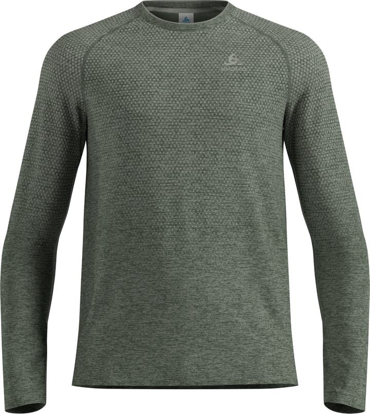Odlo Men's T-shirt Crew Neck L/S Essential Seamless Shadow Melange Odlo