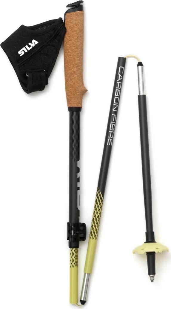 Silva Running Poles Carbon Z Adjustable Yellow Silva