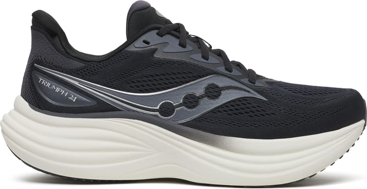 Saucony Men's Triumph 24 Wide Black/silver Saucony