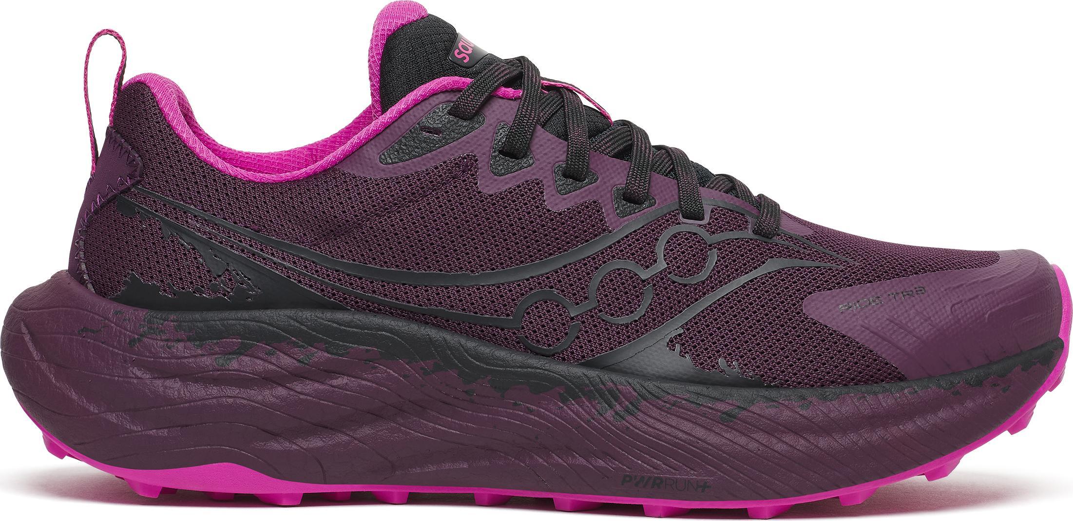 Saucony Women's Ride Tr3 Eggplant/black