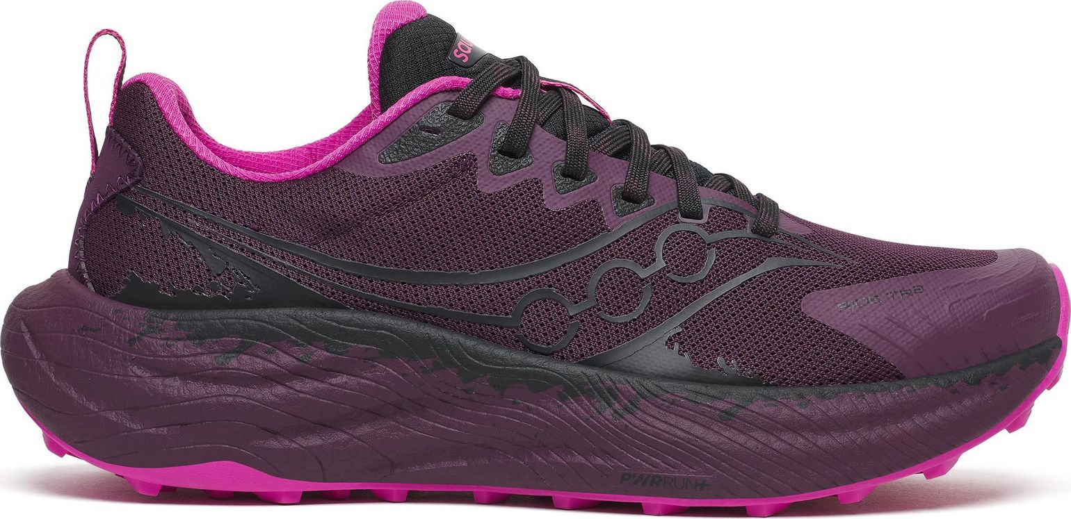 Saucony Women's Ride Tr3 Eggplant/black