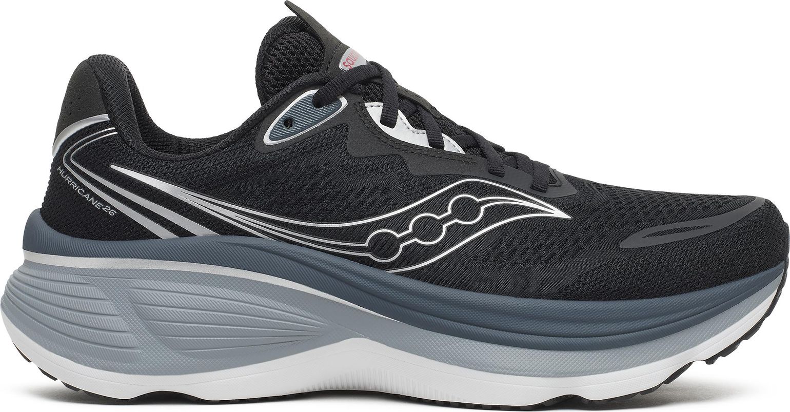 Saucony Men's Hurricane 26 Black/silver