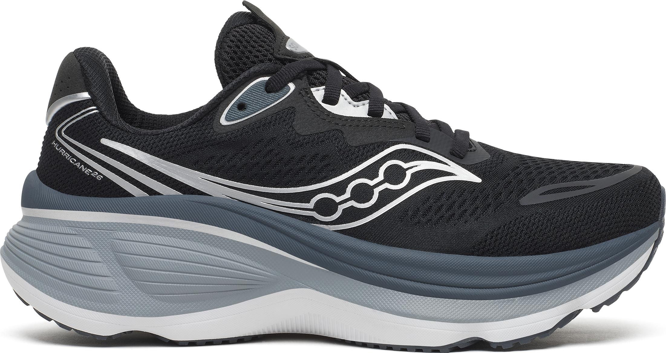 Saucony Women's Hurricane 26 Wide Black/silver