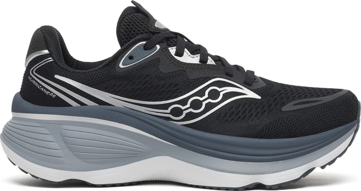 Saucony Women's Hurricane 26 Wide Black/silver Saucony