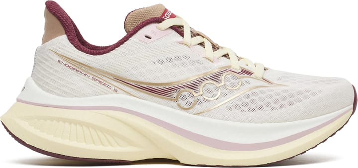 Saucony Women's Endorphin Speed 5 Ivory/maroon Saucony