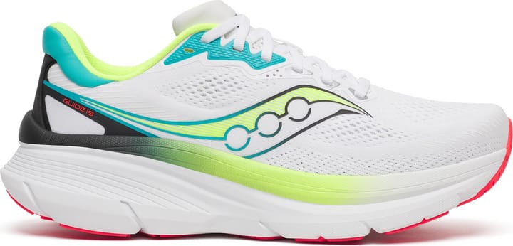 Saucony Men's Guide 19 White/citron Saucony
