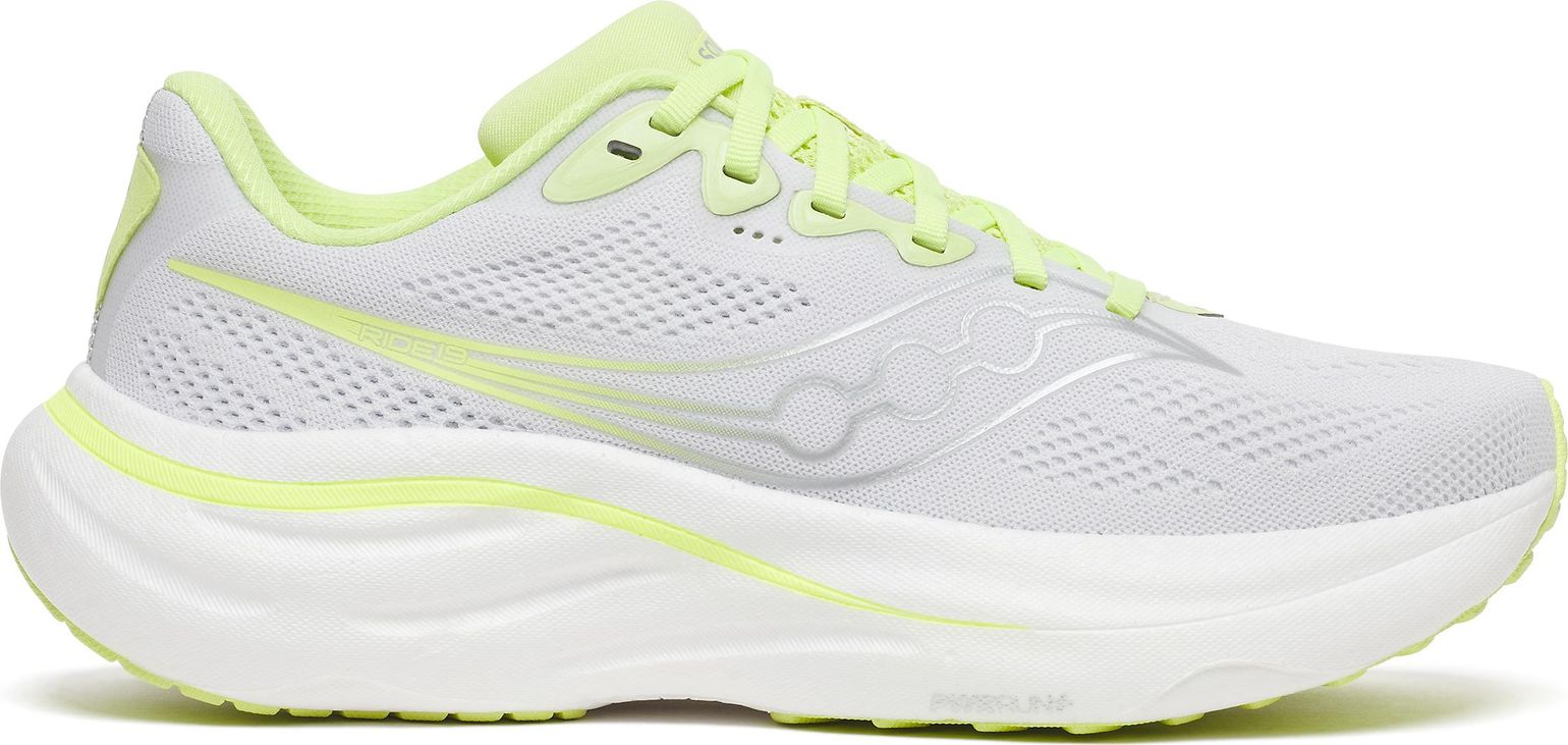 Saucony Women's Ride 19 White/tart