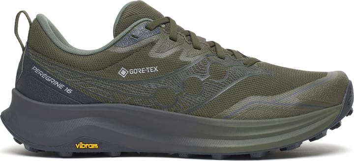 Saucony Men's Peregrine 16 GORE-TEX Fatigue/ebony Saucony