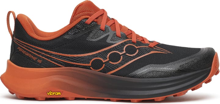 Saucony Men's Peregrine 16 Black/rust Saucony