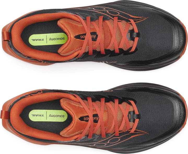 Saucony Men's Peregrine 16 Black/rust Saucony