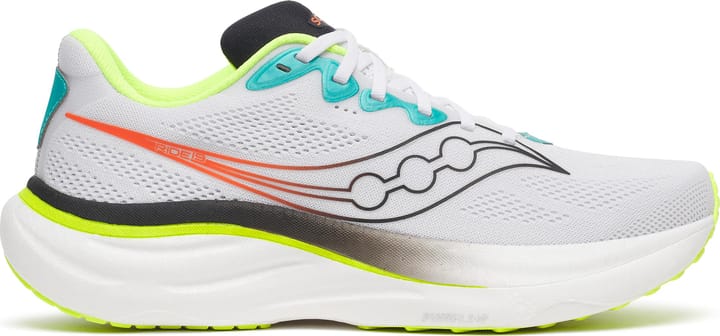 Saucony Men's Ride 19 White/citron Saucony