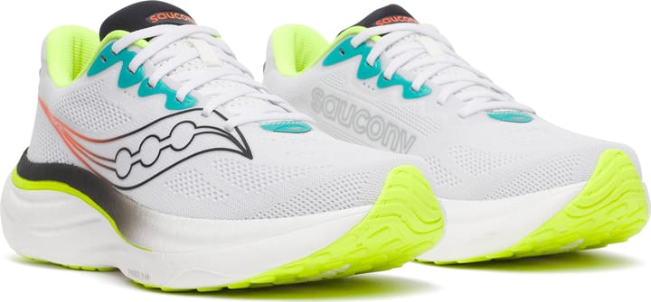 Saucony Men's Ride 19 White/citron Saucony