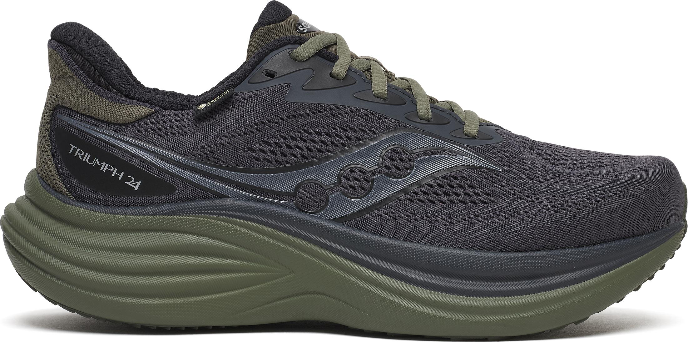 Saucony Men's Triumph 24 GORE-TEX Ebony/fatigue