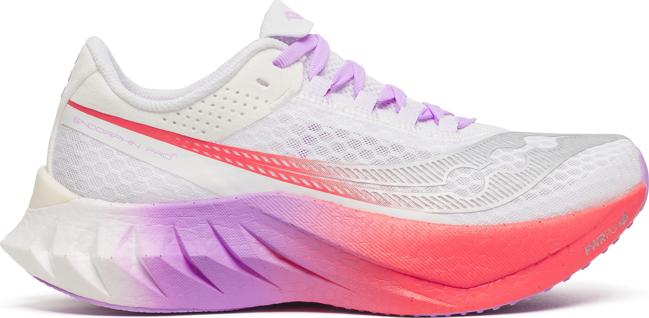 Saucony Women's Endorphin Pro 4 White/crocus Träningsskor 43