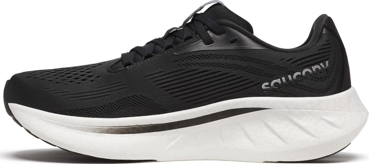 Saucony Women's Ride 18 Wide Black/white Saucony Saucony Women's Ride 18 Wide Black/white Saucony