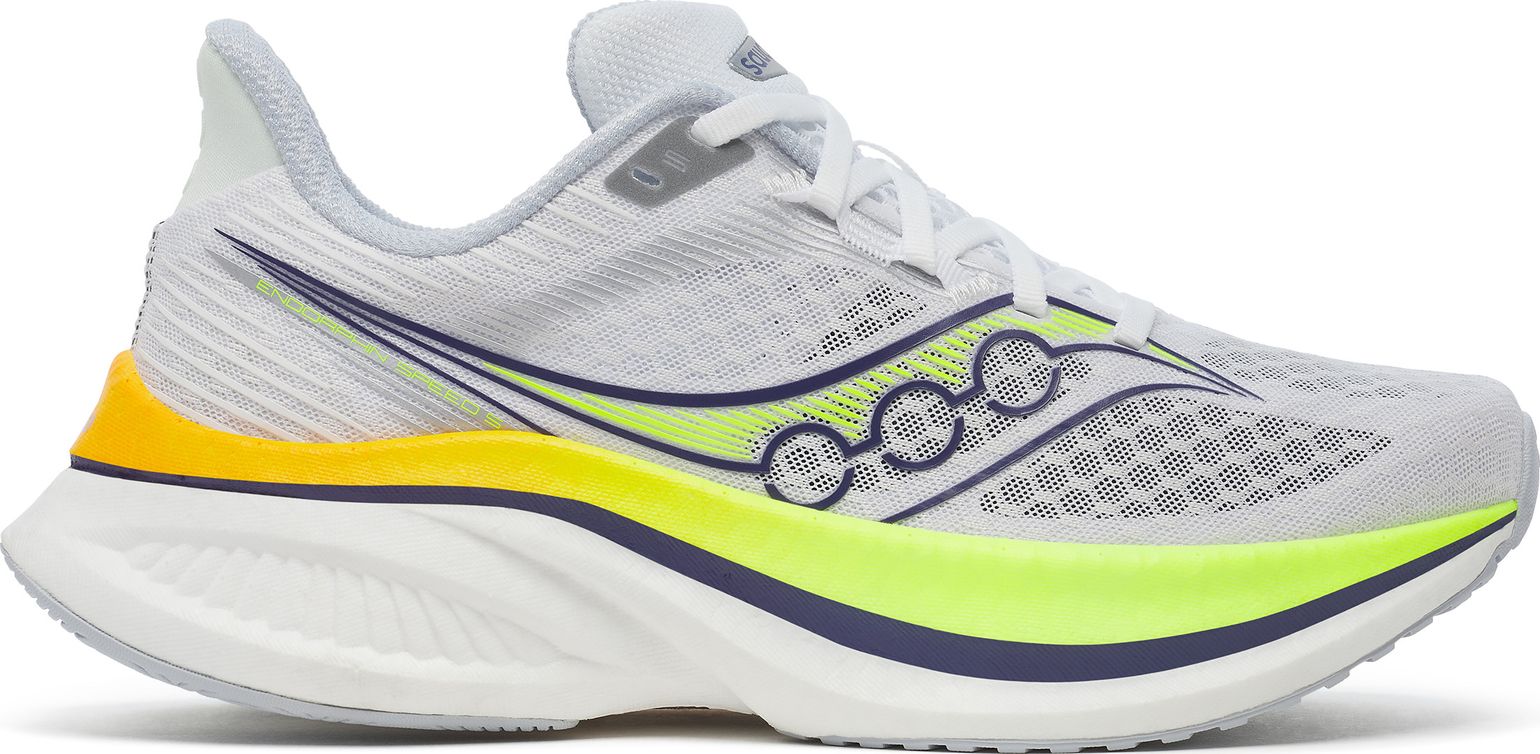 Saucony Women's Endorphin Speed 5 White/Citron