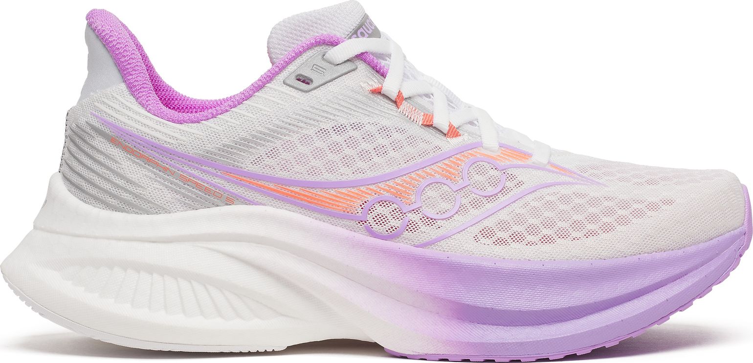 Saucony Women's Endorphin Speed 5 White/Crocus