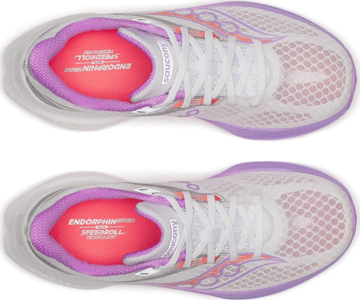 Saucony Women's Endorphin Speed 5 White/crocus Saucony Saucony Women's Endorphin Speed 5 White/crocus Saucony