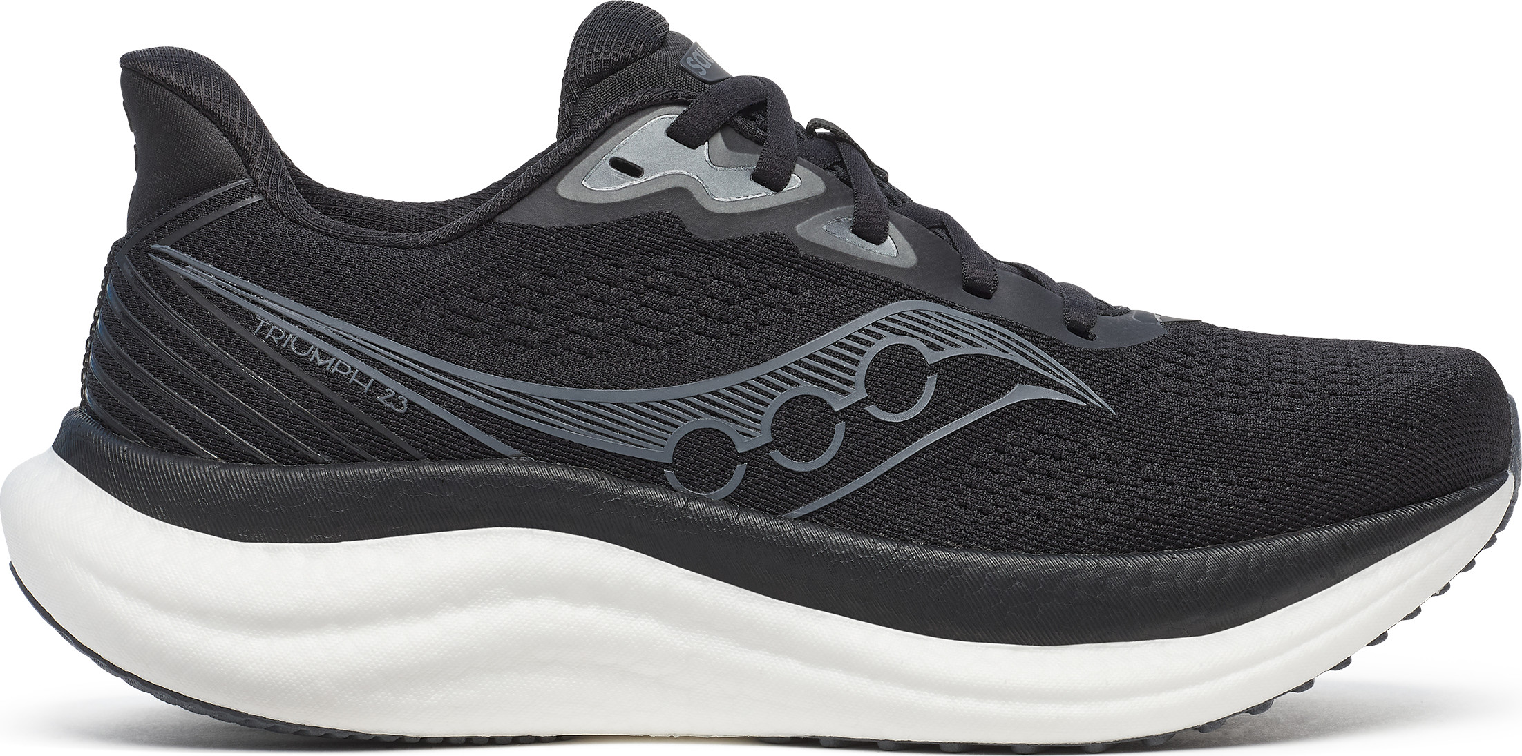 Saucony Women's Triumph 23 Black/white Träningsskor 38
