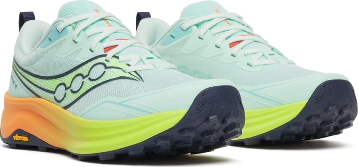 Saucony Women's Peregrine 16 Aqua/citron Saucony