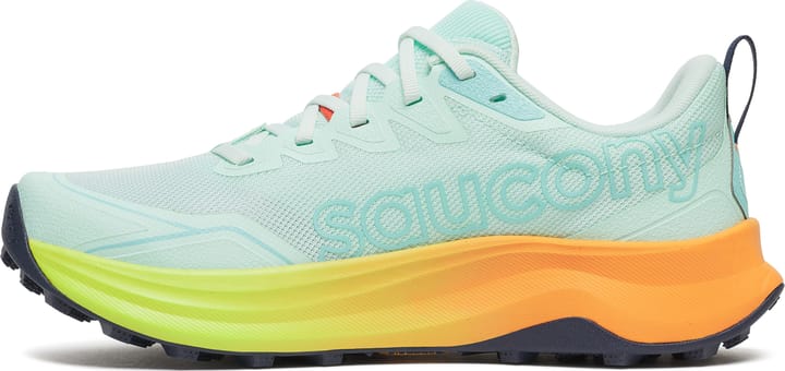 Saucony Women's Peregrine 16 Aqua/citron Saucony