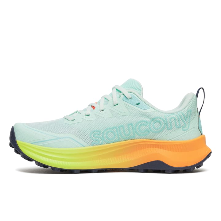 Saucony Women's Peregrine 16 Aqua/citron Saucony