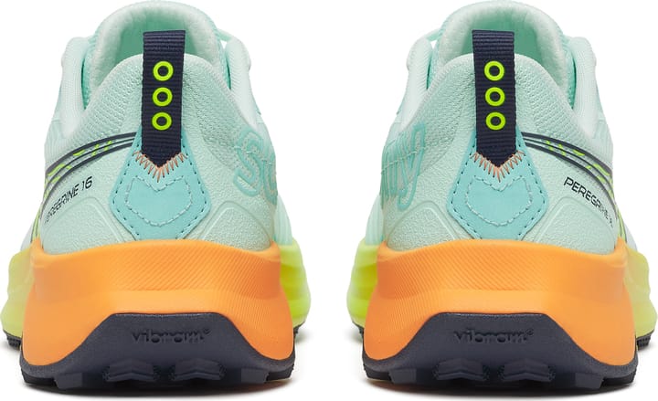 Saucony Women's Peregrine 16 Aqua/citron Saucony